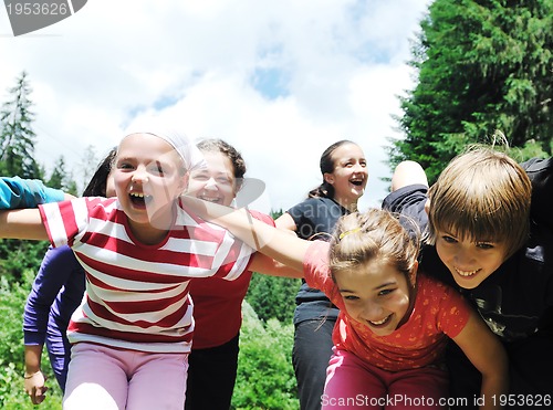 Image of child group outdoor