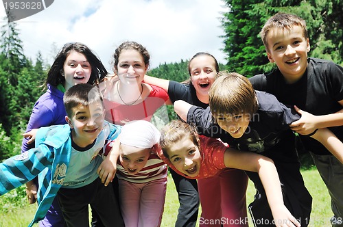 Image of child group outdoor