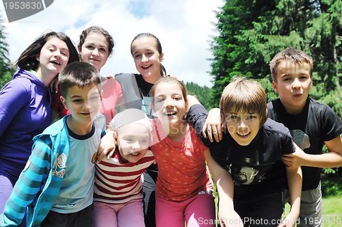 Image of child group outdoor