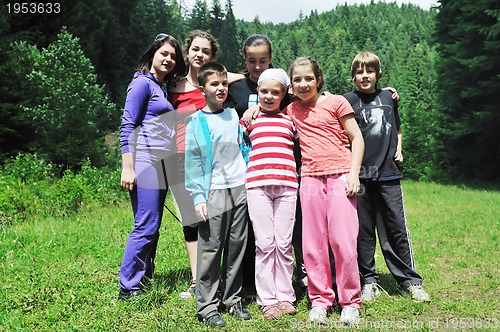 Image of child group outdoor