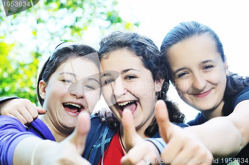 Image of child group outdoor