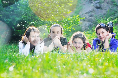 Image of child group outdoor