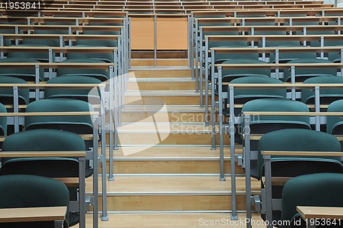 Image of university classroom chair