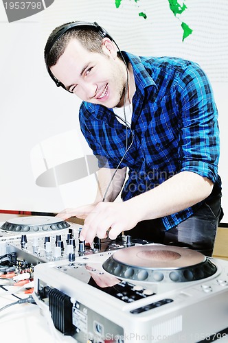 Image of dj on party 