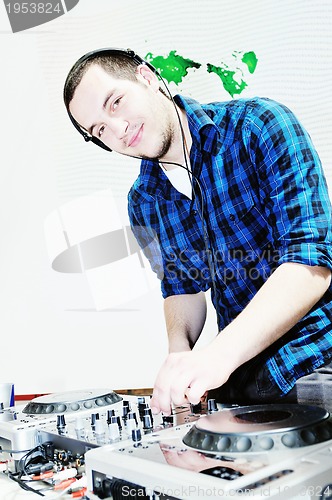 Image of dj on party 