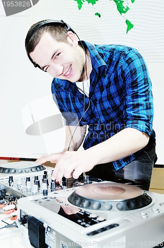 Image of dj on party 