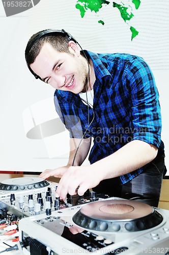 Image of dj on party 