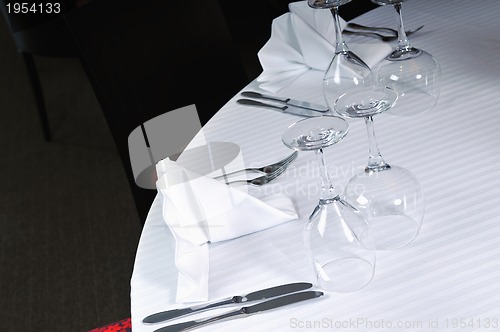 Image of restaurant table