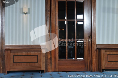 Image of massive wooden door