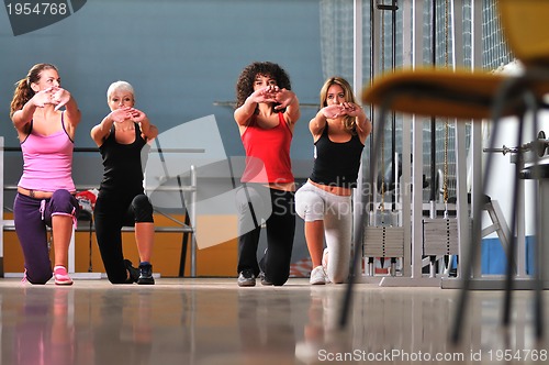 Image of group of women working out in