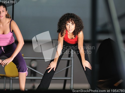 Image of group of women working out in