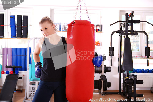 Image of .female boxer