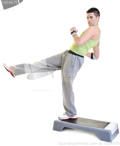 Image of man fitness isolated