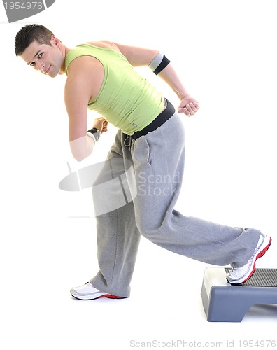 Image of man fitness isolated