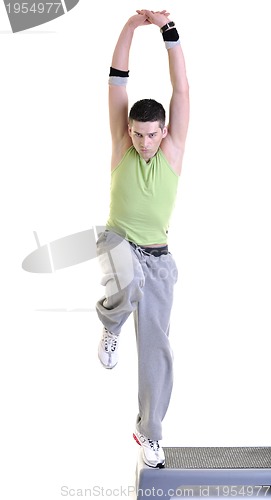 Image of man fitness isolated