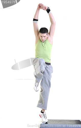 Image of man fitness isolated