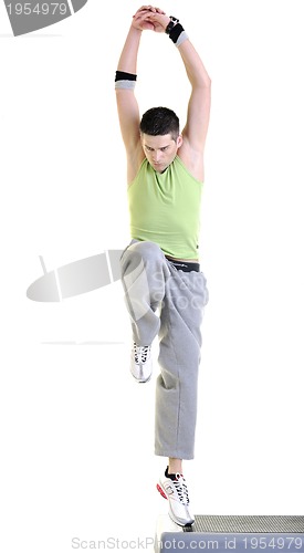 Image of man fitness isolated