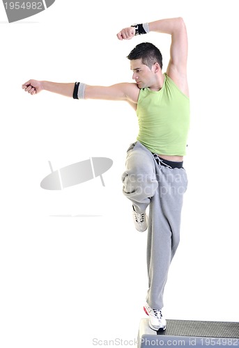 Image of man fitness isolated