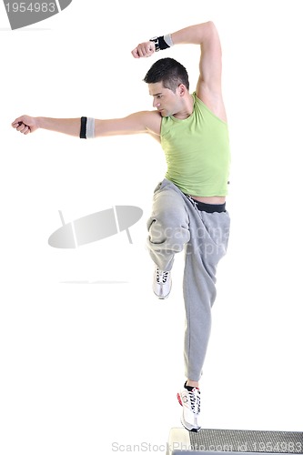 Image of man fitness isolated