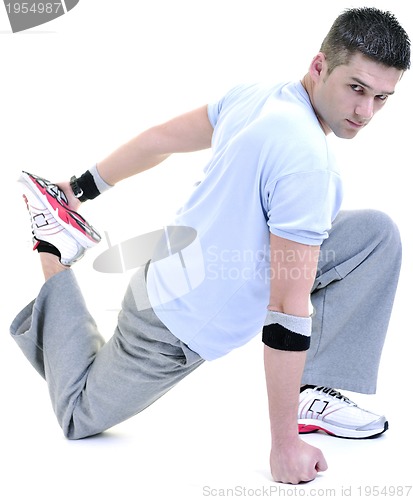 Image of man fitness isolated