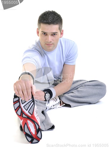 Image of man fitness isolated