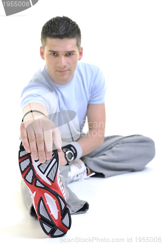 Image of man fitness isolated