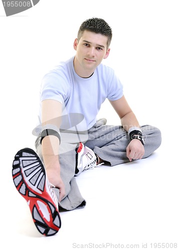 Image of man fitness isolated