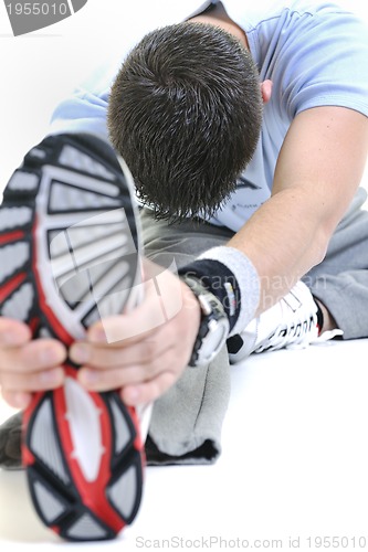 Image of man fitness isolated