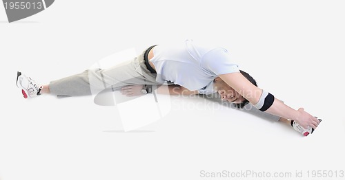 Image of man fitness isolated