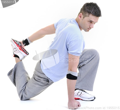 Image of man fitness isolated