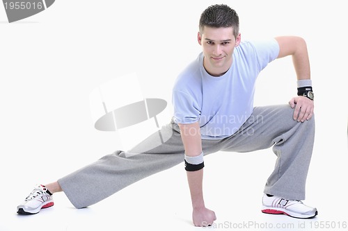 Image of man fitness isolated