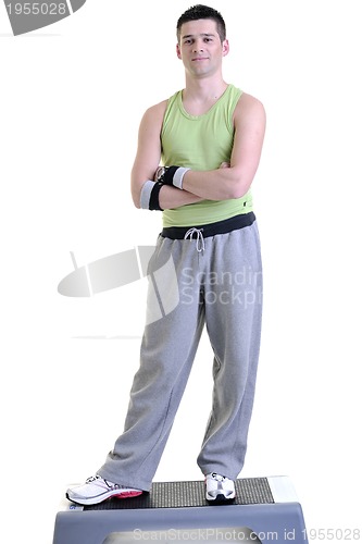 Image of man fitness isolated