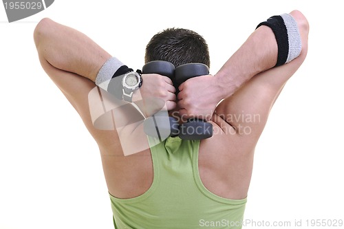 Image of man fitness isolated