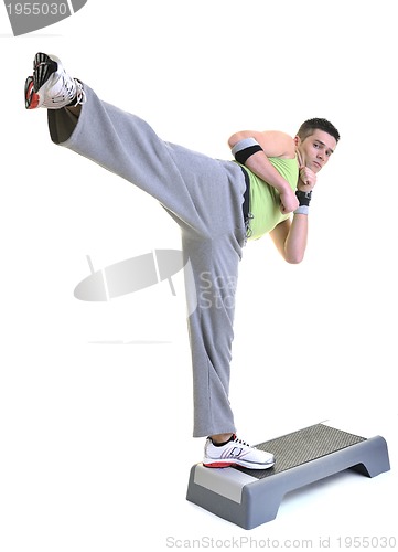 Image of man fitness isolated