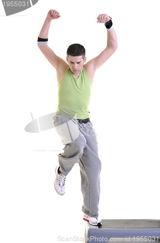 Image of man fitness isolated