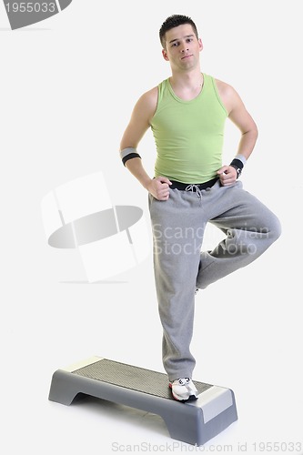 Image of man fitness isolated