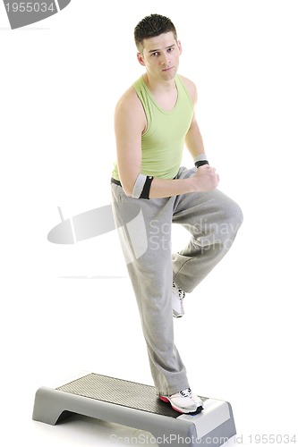 Image of man fitness isolated