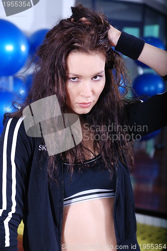 Image of attractive girl portrait