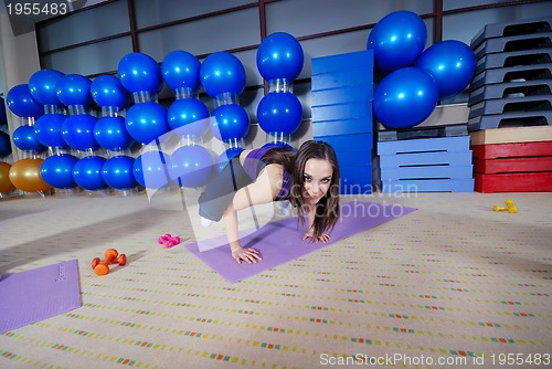Image of handstand on yoga matt