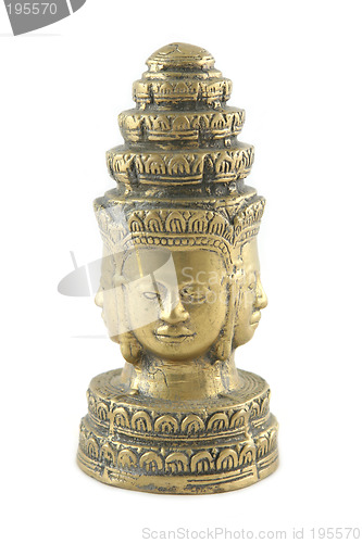 Image of Gold statue from Cambodia