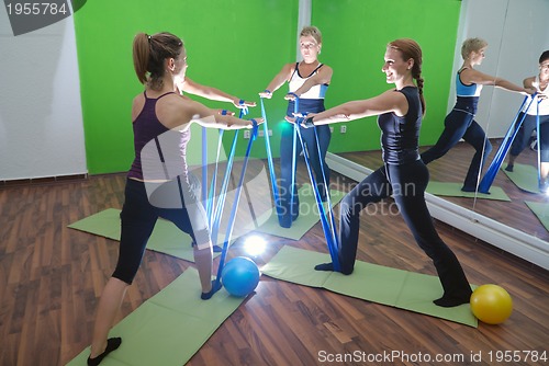 Image of girl in fitness studio