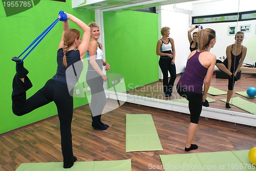 Image of women in a fitness center