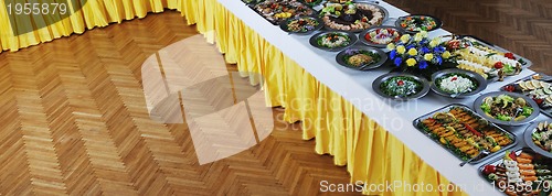 Image of buffet food