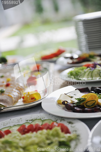 Image of catering food