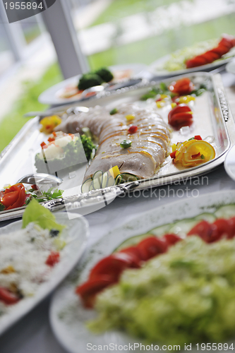 Image of catering food