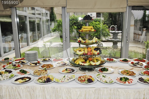 Image of catering food