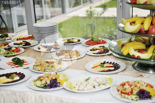 Image of catering food