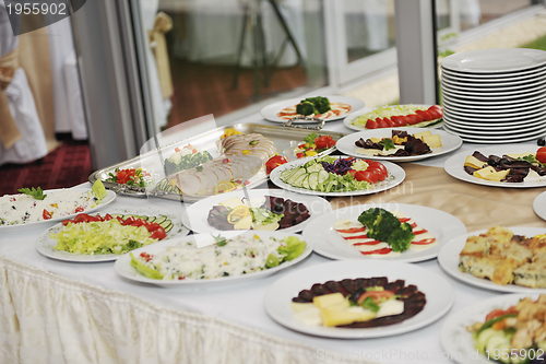 Image of catering food