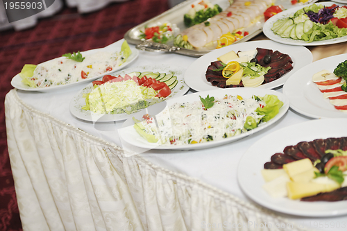 Image of catering food