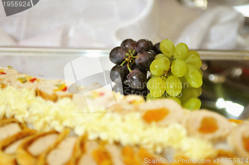 Image of Food, fresh, health, vegetarian, eating, cheese,  grape, fruit, 